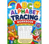 ABC Alphabet Tracing Workbook for Kids Ages 3-5 Learn Letters, Handwriting Practice, Preschool Learning Activities and Color: Trace Uppercase and ... Skills, and Enjoy Fun Coloring Activities