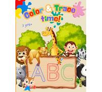 ABC Animal Adventure: Learn, Color, and Trace
