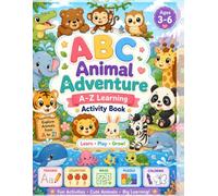 ABC Animal Adventure Workbook: A Fun Tracing and Learning Book for Kids Ages 3-6