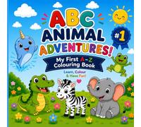 ABC Animal Adventures Colouring Book Cover