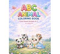 ABC Animal Coloring Book: Cute Kawaii Animals A-Z (Kids Nature Coloring Book Series)
