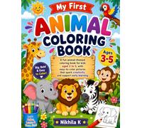 ABC Animal Coloring Book for Kids Ages 3-5: Learn Letters from A to Z While Coloring Cute Animals | Preschool Alphabet Activity Book | Large Simple Designs for Toddlers and Kindergarten Boys & Girls
