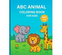 ABC ANIMAL COLORING BOOK FOR KIDS: Fun and Easy Alphabet Animal Coloring Pages for Kids Ages 3-8