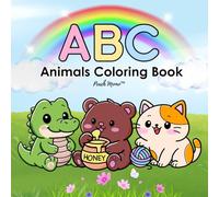 ABC Animals Coloring Book: A Fun Alphabet Adventure for Toddlers & Preschoolers Ages 3-6 (Peach Momo’s Learning Adventures)
