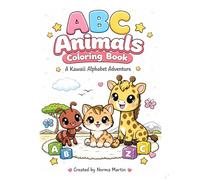 ABC Animals Coloring Book: A Kawaii Alphabet Adventure