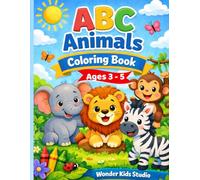 ABC Animals Coloring Book: Learn ABC with animals