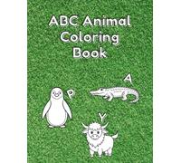 ABC Animals Coloring Book, Preschool Alphabet Coloring Pages