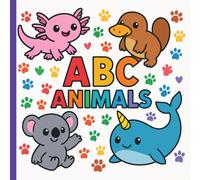 ABC Animals: Educational Coloring Book with Fun, Cute, Bold, Simple Animal Designs and Alphabets (Cute, Bold, Simple ABC Coloring Series by: RES Publishing)