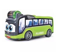 Dickie Toys - ABC Flixbus (22 cm), autobús de Juguete para niños a Partir de 1 año, piñón Libre, sonajero Giratorio con indicador de Objetivo, Puerta de Apertura, Elemento Deslizante, Juguete de