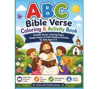 ABC Bible Verse Coloring & Activity Book: For Kids Aged 5-8