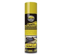 ABC CAR CLEANERS MOT60002 Spray Limpia Salpicaderos Aroma Vainilla con Silicona Protectora, 200 ml, Amarillo