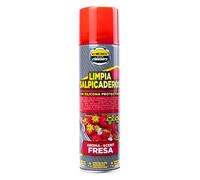 ABC CAR CLEANERS MOT60003 Spray Limpia Salpicaderos Aroma Fresa con Silicona Protectora, 120 ml, Rojo, El embalaje puede variar