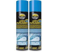 ABC CAR CLEANERS MOT60004 Spray Limpia Salpicaderos Aroma Ocean con Silicona Protectora, 200 ml, Azul (Paquete de 2)