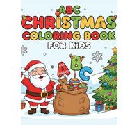 ABC Christmas Coloring Book For Kids
