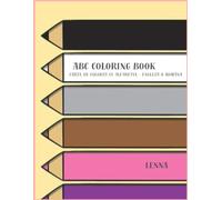 ABC Coloring Book - Carte de colorat cu alfabetul în engleză și română: Pentru copii între 3 și 6 ani