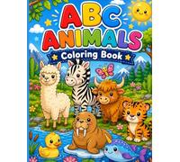 ABC Coloring Book: Children's ABC Coloring Book with Big Letters to trace with simple and easy images to color
