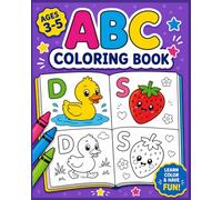 ABC Coloring Book for Kids Ages 3-5: Fun Pages with Animals, Birds, Fruits, Toys & Alphabets | Preschool & Toddler Learning Activity Book: Cute Alphabet Coloring & Activity Book