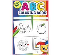 ABC Coloring Book for Kids Ages 3-7: Learn the Alphabet, Letters, & Words