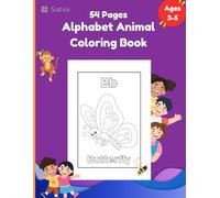 ABC Coloring Book for Kids, Animal Alphabets For Boys & Girls, Coloring Book for Preschool & Toddlers (Ages 3-5)