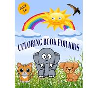 "ABC Coloring Book for Kids: Animals, Fruits, Veggies & Puzzles" Fun Alphabet Learning with 45+ Pages and 5 Bonus Crossword Puzzles: "An Engaging ABC ... Veggies & Brain-Boosting Crossword Puzzles"