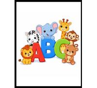 ABC Coloring Book for Kids: Fun and Easy Alphabet Coloring Pages with Animals and Objects for Preschool and Toddlers
