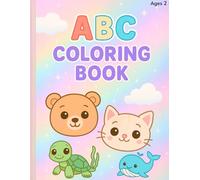 ABC Coloring Book for Kids: Learn the Alphabet with Fun, Cute Animals, and Big Letters to Color