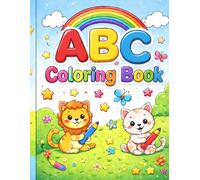 ABC Coloring Book for Toddlers Ages 3-5: Learn Capital Letters A to Z with Big and Easy Coloring Pages for Preschool Kids