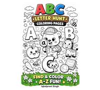 ABC Coloring Pages Worksheet in Black and White: Kids coloring pages
