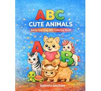 ABC Cute Animals - Early Learning ABC Coloring Book