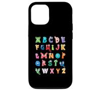 ABC Cute Monster Alfabeto Halloween Maestro Disfraz Niños Carcasa para iPhone 12/12 Pro