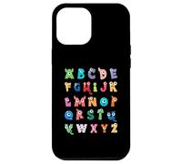ABC Cute Monster Alfabeto Halloween Maestro Disfraz Niños Carcasa para iPhone 12 Pro MAX