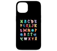 ABC Cute Monster Alfabeto Halloween Maestro Disfraz Niños Carcasa para iPhone 13
