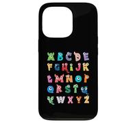 ABC Cute Monster Alfabeto Halloween Maestro Disfraz Niños Carcasa para iPhone 13 Pro