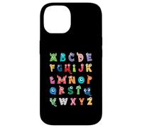 ABC Cute Monster Alfabeto Halloween Maestro Disfraz Niños Carcasa para iPhone 14
