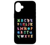 ABC Cute Monster Alfabeto Halloween Maestro Disfraz Niños Carcasa para iPhone 16 Plus