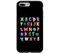 ABC Cute Monster Alfabeto Halloween Maestro Disfraz Niños Carcasa para iPhone 7 Plus/8 Plus