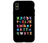 ABC Cute Monster Alfabeto Halloween Maestro Disfraz Niños Carcasa para iPhone X/XS