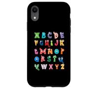 ABC Cute Monster Alfabeto Halloween Maestro Disfraz Niños Carcasa para iPhone XR