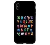 ABC Cute Monster Alfabeto Halloween Maestro Disfraz Niños Carcasa para iPhone XS MAX