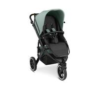 ABC Design Cochecito deportivo Salsa Run - Cochecito deportivo de tres ruedas para correr, trotar y patinar con asiento deportivo, neumáticos, suspensión integrada y freno de mano (agua)