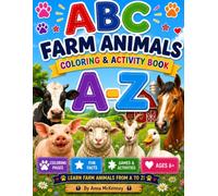 ABC Farm Animals: Coloring & Activity Book