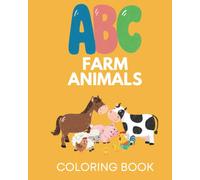 ABC Farm Animals Coloring Book