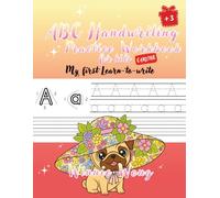 ABC Handwriting Practice Workbook for Kids | My First Learn-to-Write: + 50 Cute Coloring Pages | CARLINE Theme (ABC Handwriting & Coloring Workbook Collection for Kids)