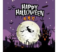 ABC Happy Halloween Fun Coloring Book: A-Z Cute Spooky Alphabet Learning | Big Letters, Easy Coloring, Early Learning & Tracing | Preschool & Kindergarten Ages 3-12