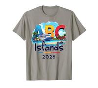 ABC Islands Aruba Bonaire Curazao Crucero Vacaciones 2026 Camiseta