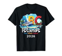 ABC Islands Aruba Bonaire Curazao Crucero Vacaciones 2026 Camiseta
