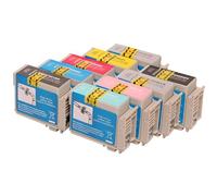 ABC Juego de 9 cartuchos de tinta compatibles para Epson T7601 - T7609 para Surecolor SC-P600