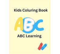 ABC Kids Coloring Book: Fun and Easy Fruit Coloring Pages for Toddlers & Preschool Kids | Big Simple Designs for Ages 3-6