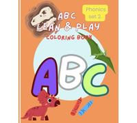 ABC lean and play colouring book phonics set 2