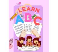 ABC LEARNING BOOK FOR KIDS! Learn alphabets with easy tracing!: Included all English alphabets and words for all! Perfect book for toddlers learning how to write!